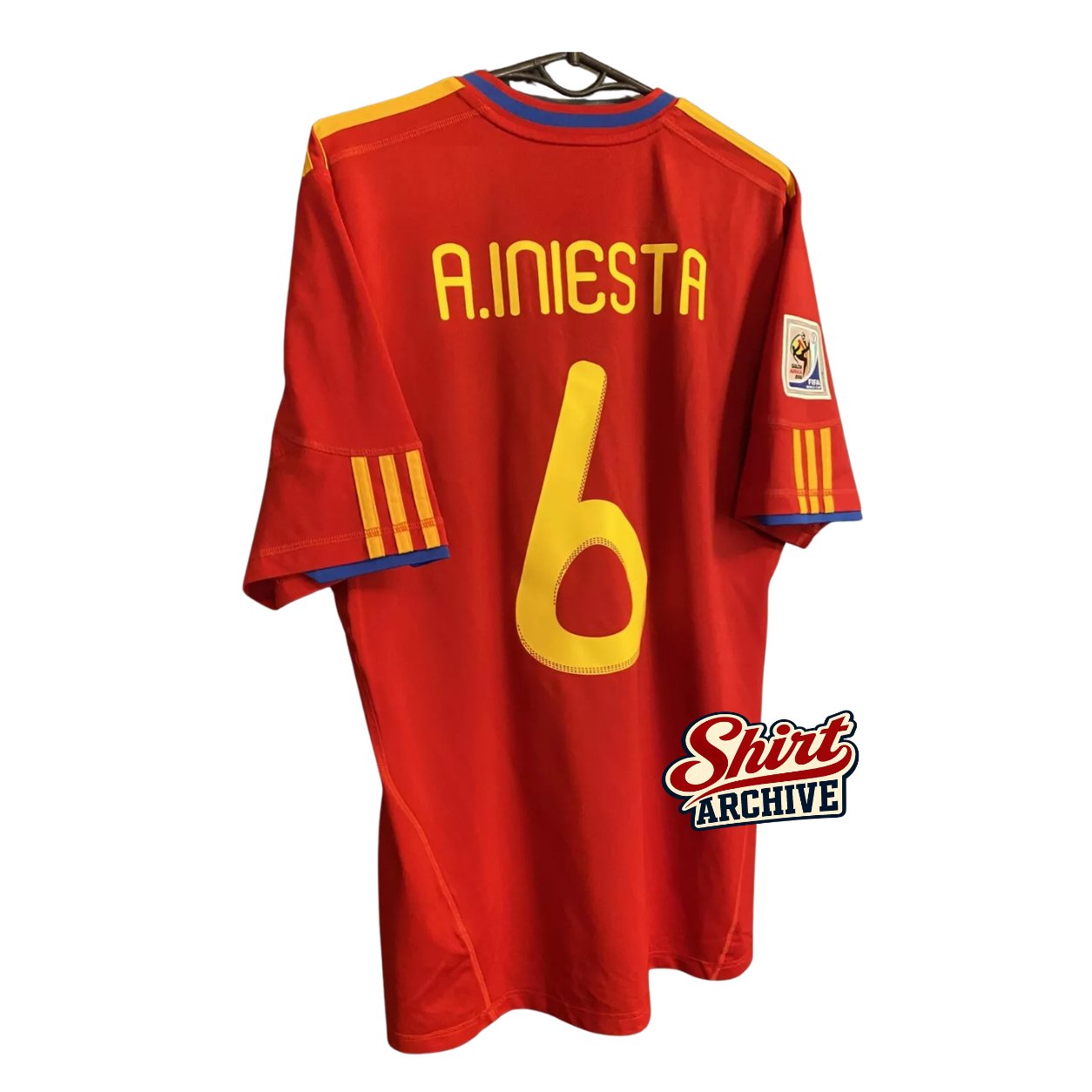 Shirt Iniesta Spain 2010 – Shirt Archive