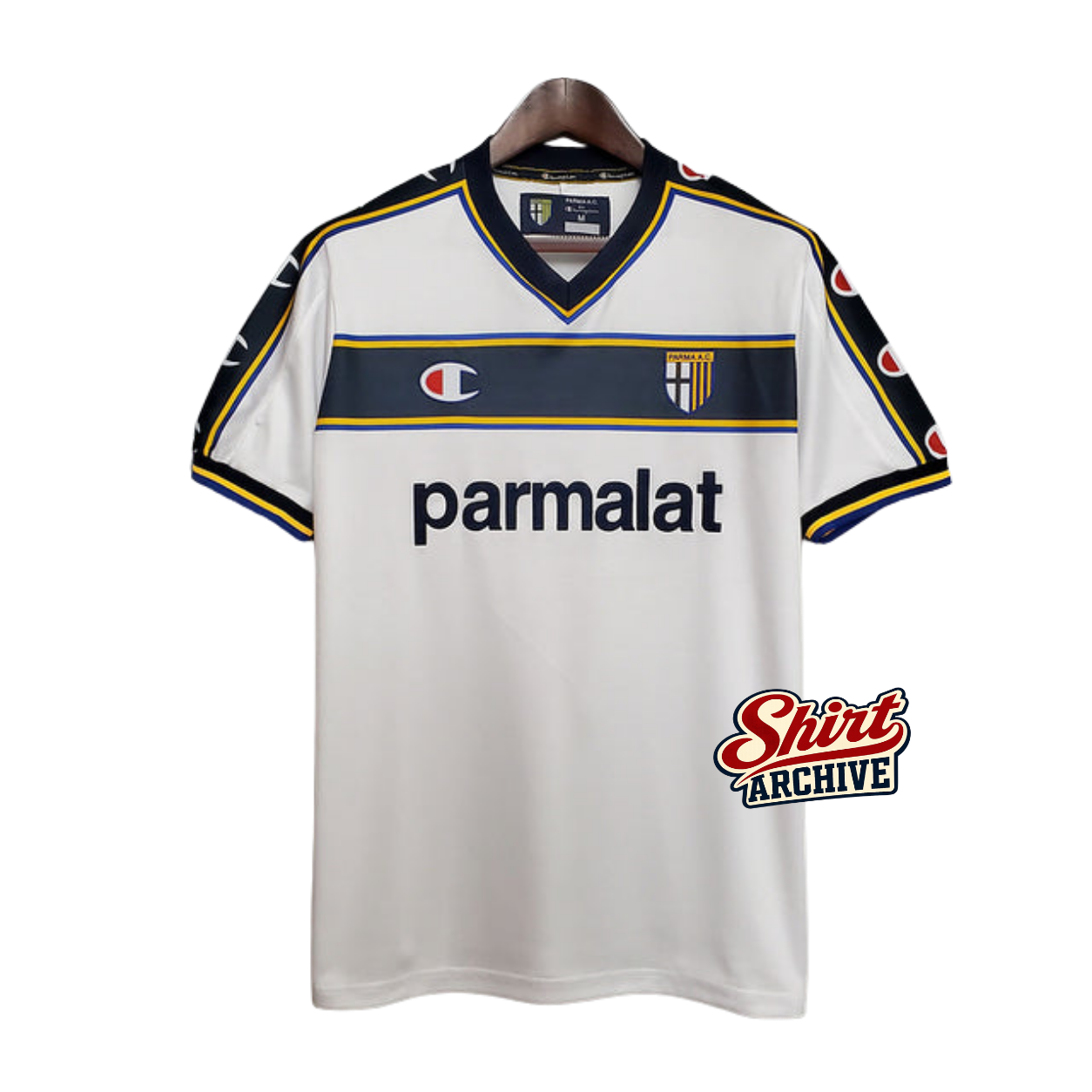 Shirt Parma 2002/2003 White - Champion – Shirt Archive