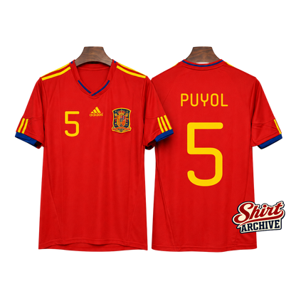 Shirt Puyol Spain 2010 – Shirt Archive