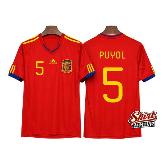 Shirt Puyol Spain 2010 – Shirt Archive