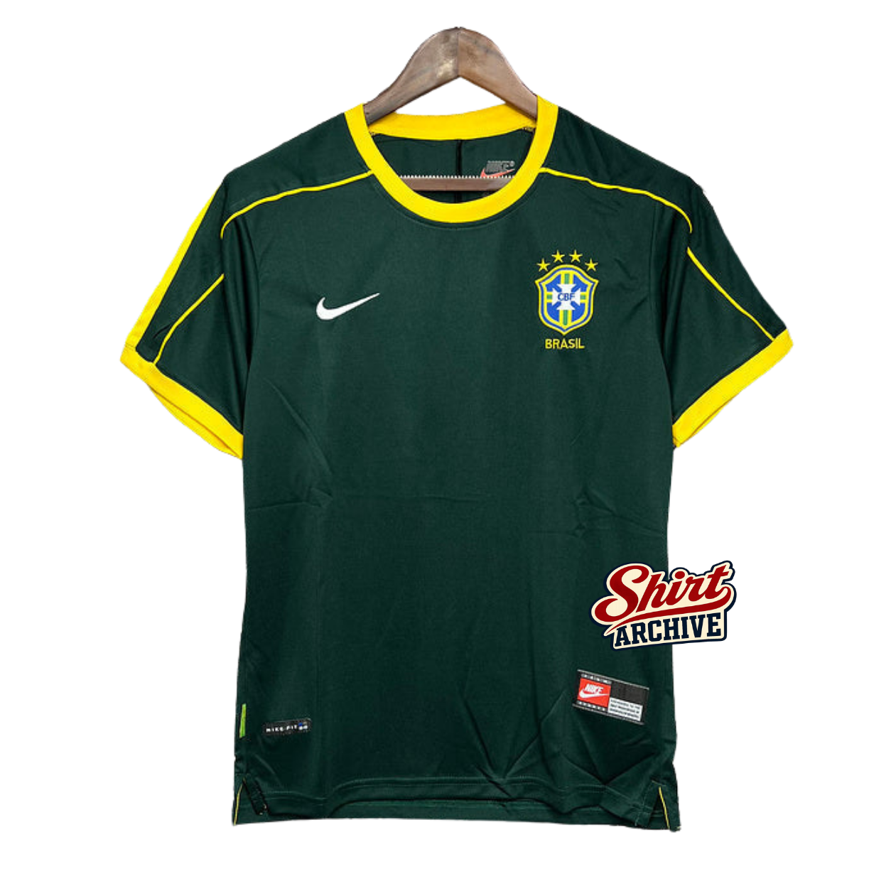 Shirt Brazil Goalkeeper 1997/98 Green – Shirt Archive