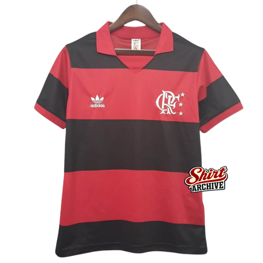Shirt Flamengo 1982 Red and Black - Adidas