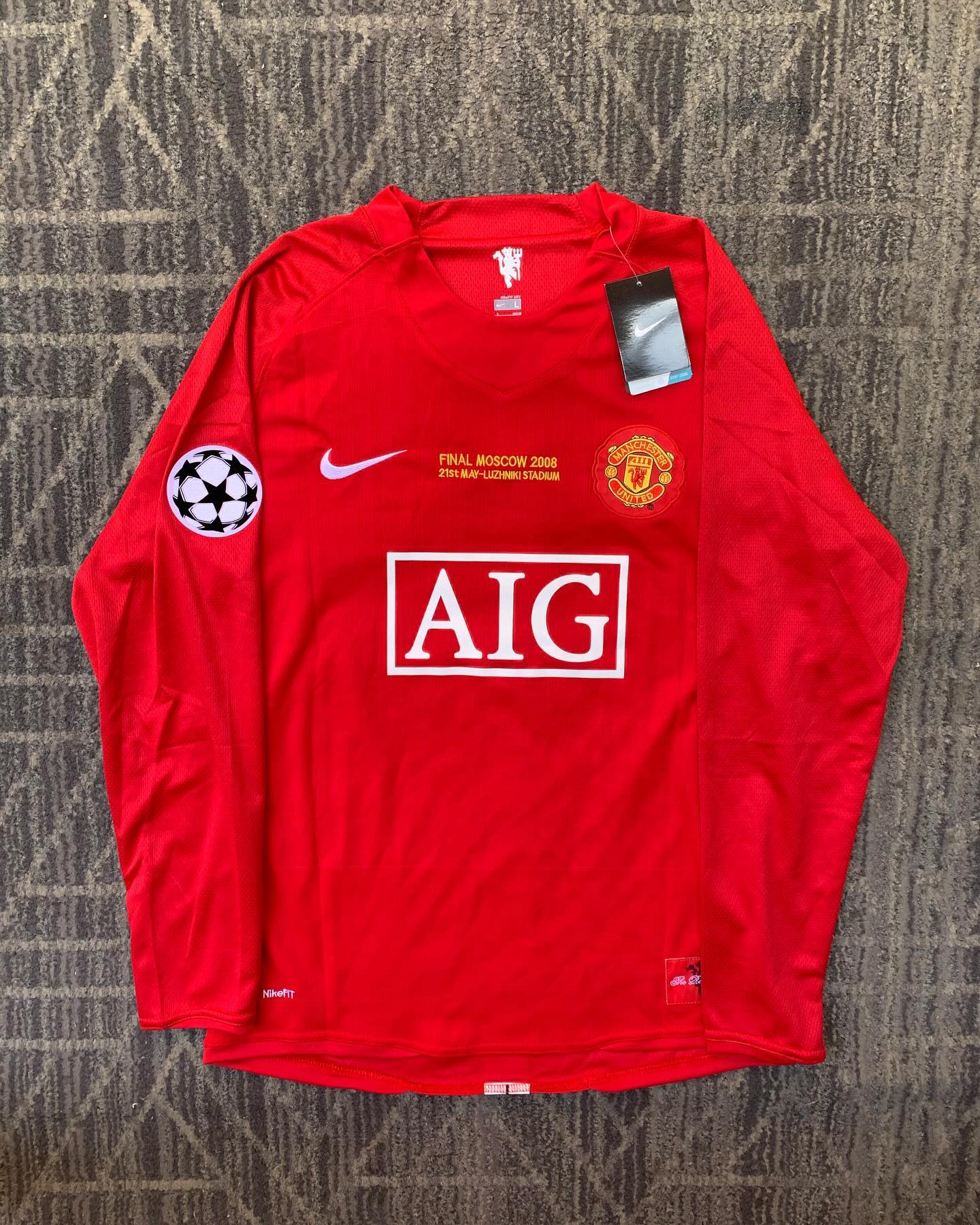 Shirt Cristiano Ronaldo Manchester United 07-08 - Long Sleeve – Shirt Archive