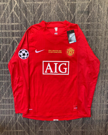 Shirt Cristiano Ronaldo Manchester United 07-08 - Long Sleeve – Shirt Archive