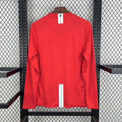 Shirt Manchester United Long Sleeve 2007/08 Home UCL – Shirt Archive