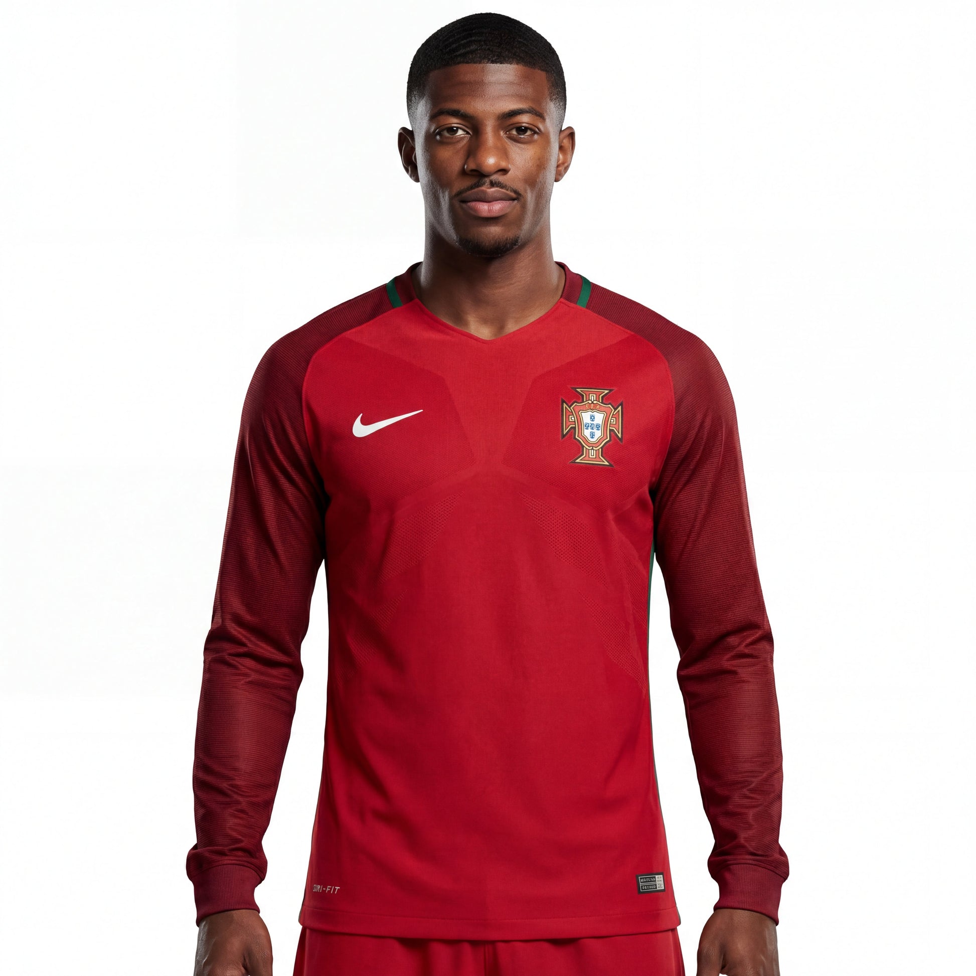 Shirt Portugal 2016 Long Sleeve Red – Shirt Archive