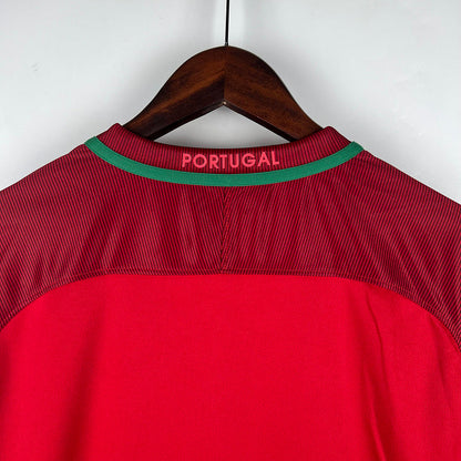 Shirt Portugal 2016 Long Sleeve Red – Shirt Archive