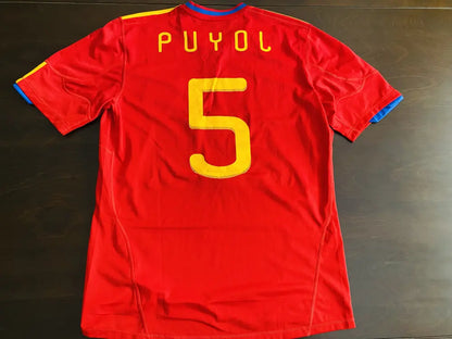 Shirt Puyol Spain 2010 – Shirt Archive