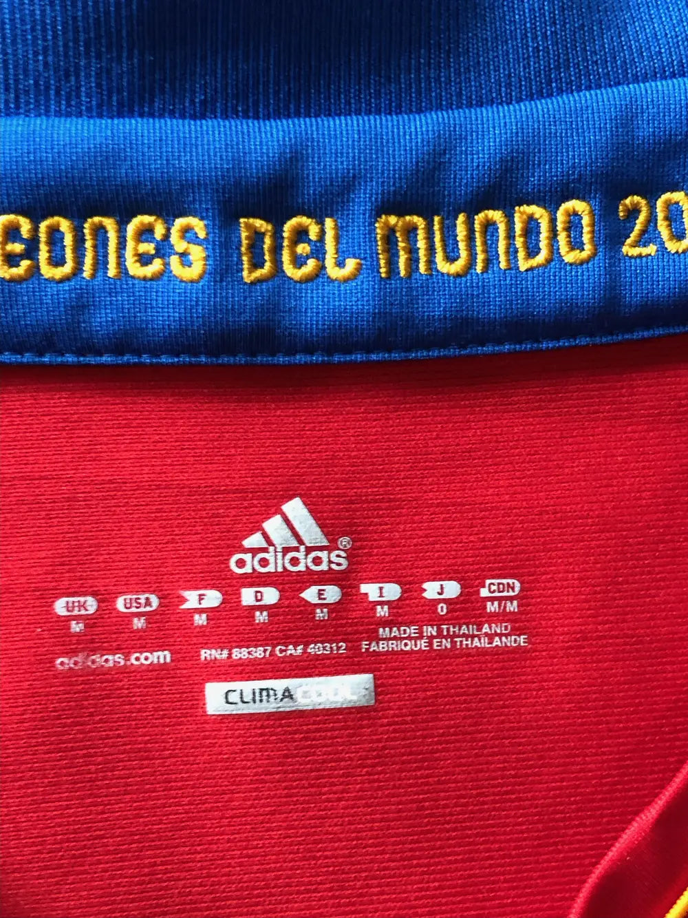 Shirt Sérgio Ramos Spain 2011 – Shirt Archive