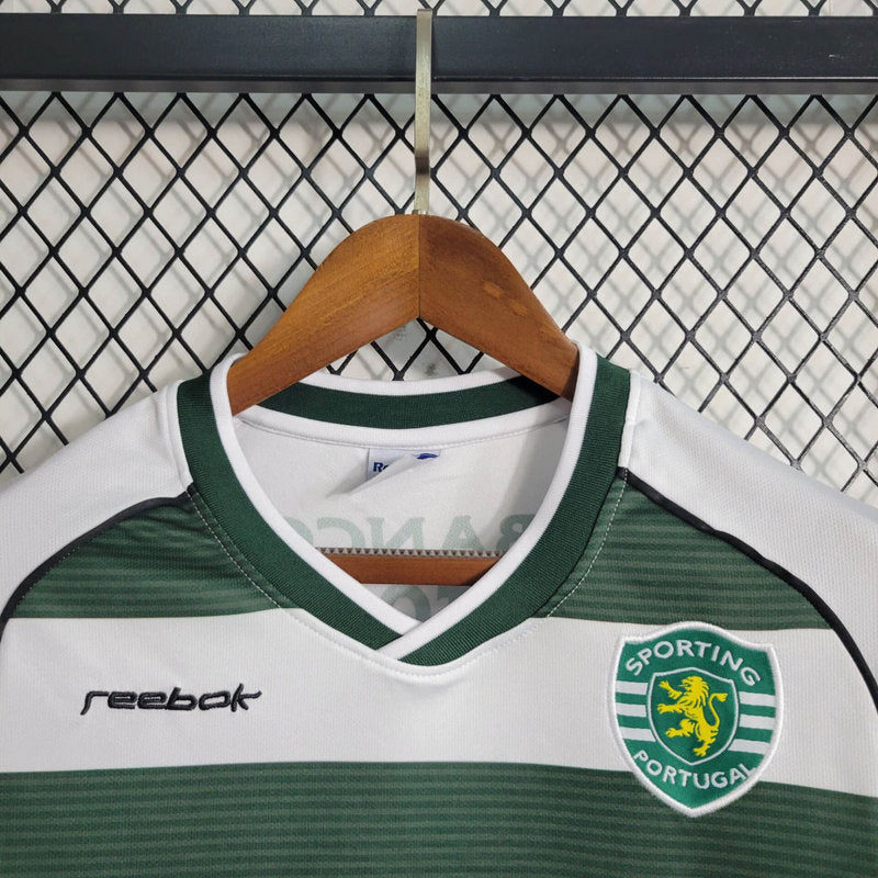 Shirt Sporting 2001/03 Long Sleeve Green – Shirt Archive