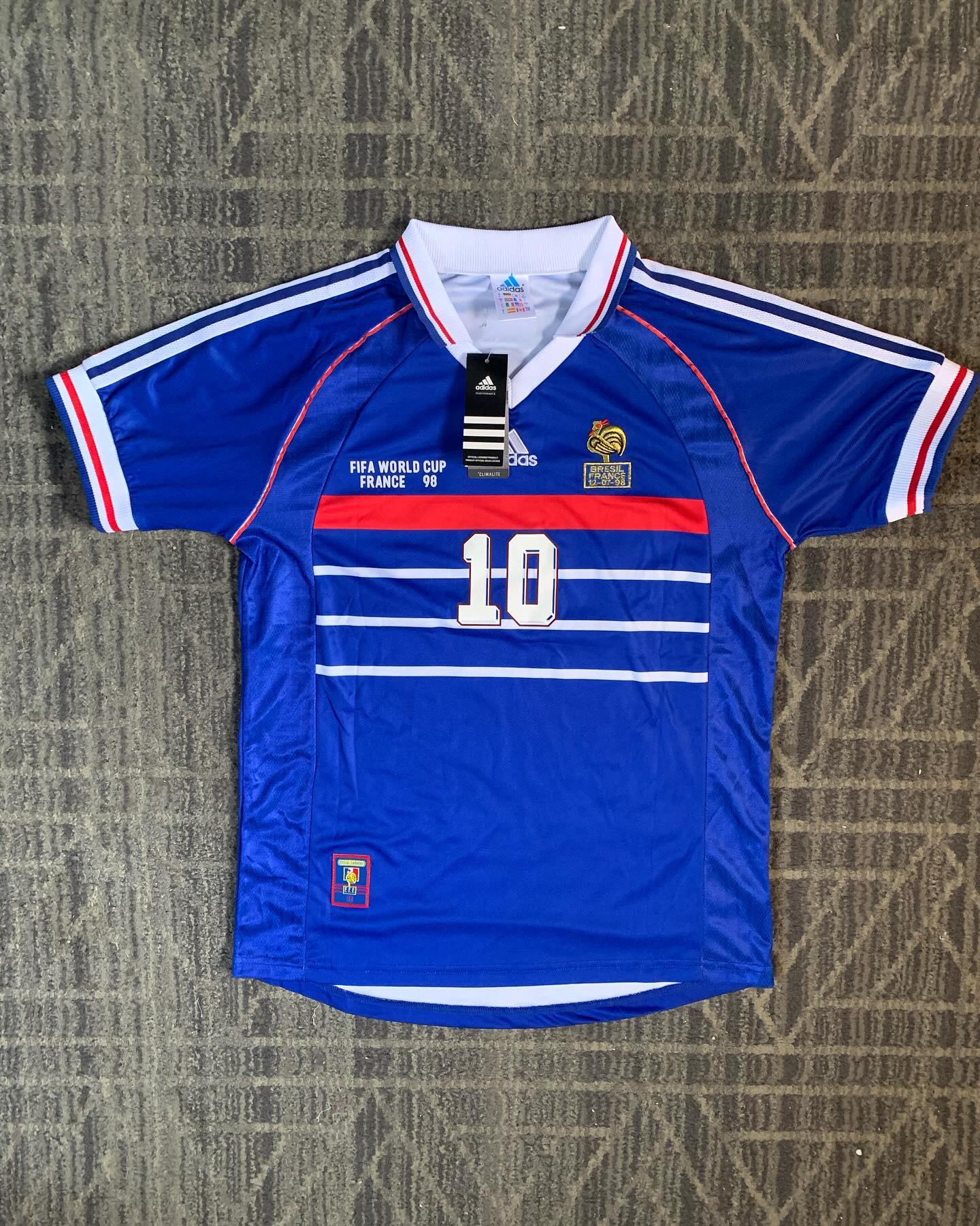 Shirt Zidane France 1998 – Shirt Archive